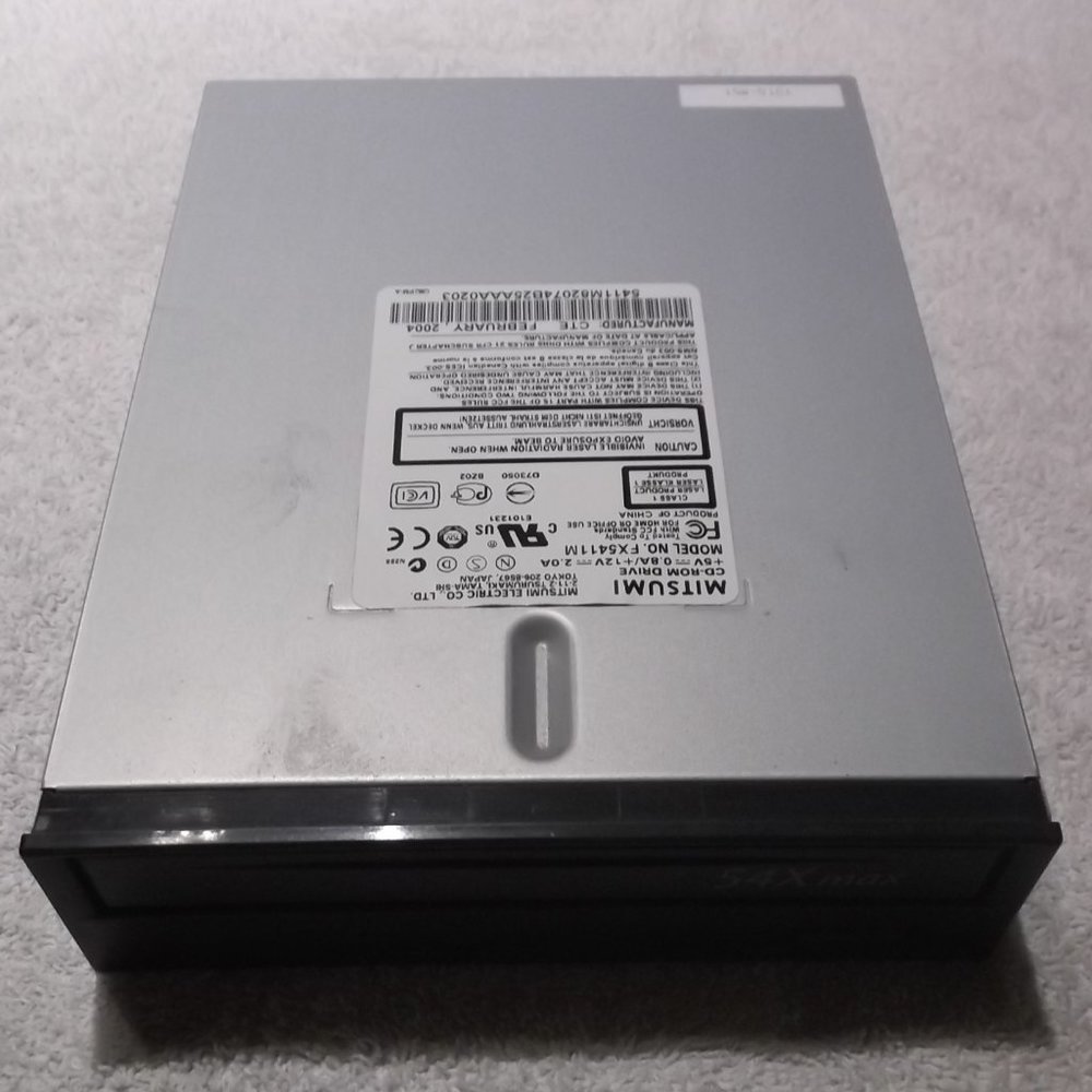 MITSUMI CD-ROM DRIVE Model No.FX5411M +5V 0.A 12V 2.0 A